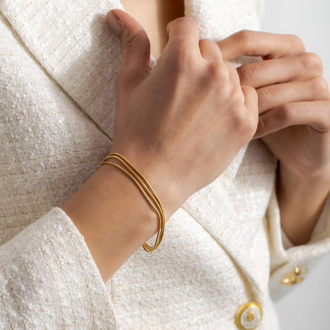 fili di tre bracelet 