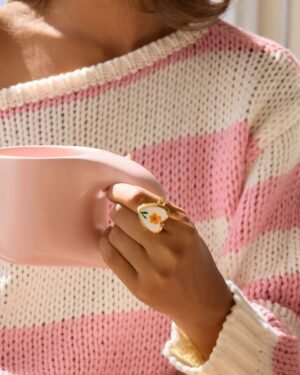 Rosaluna Heart Ring