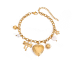 The 'Sun Light' gold-plated bracelet, a high-quality piece that reflects the warmth and happiness of the sun.