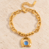 blue-bead-chain-bracelet