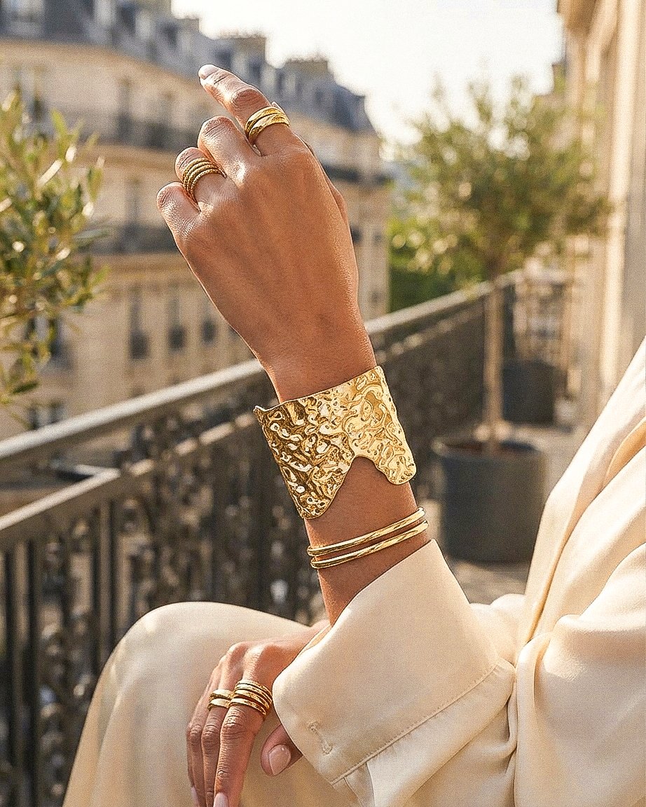 Aurelia Etched Cuff