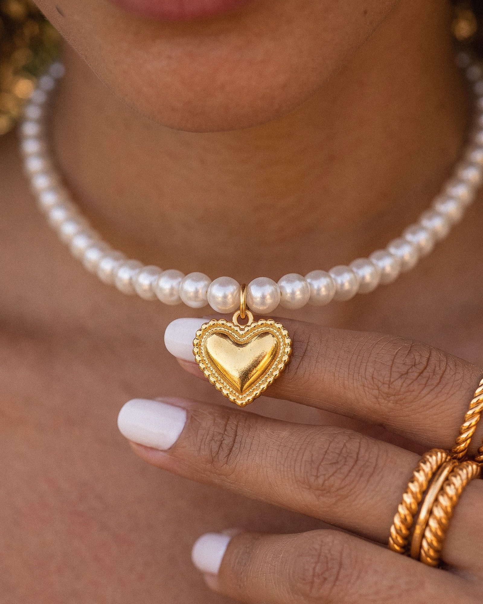 Cuore di Perla Necklace