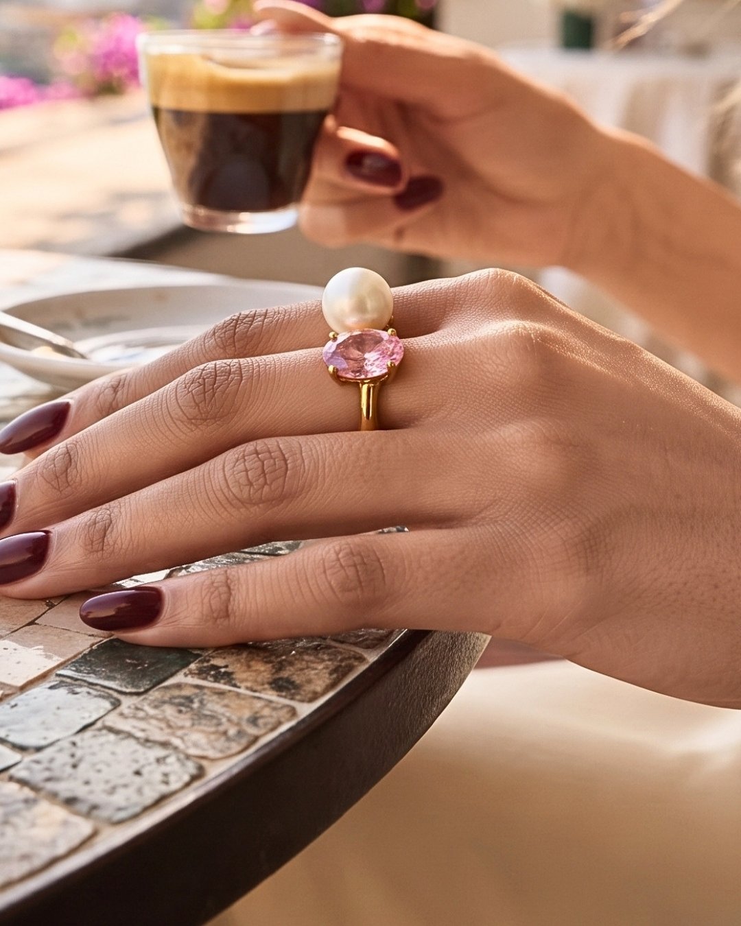 Petalo Lilla Ring