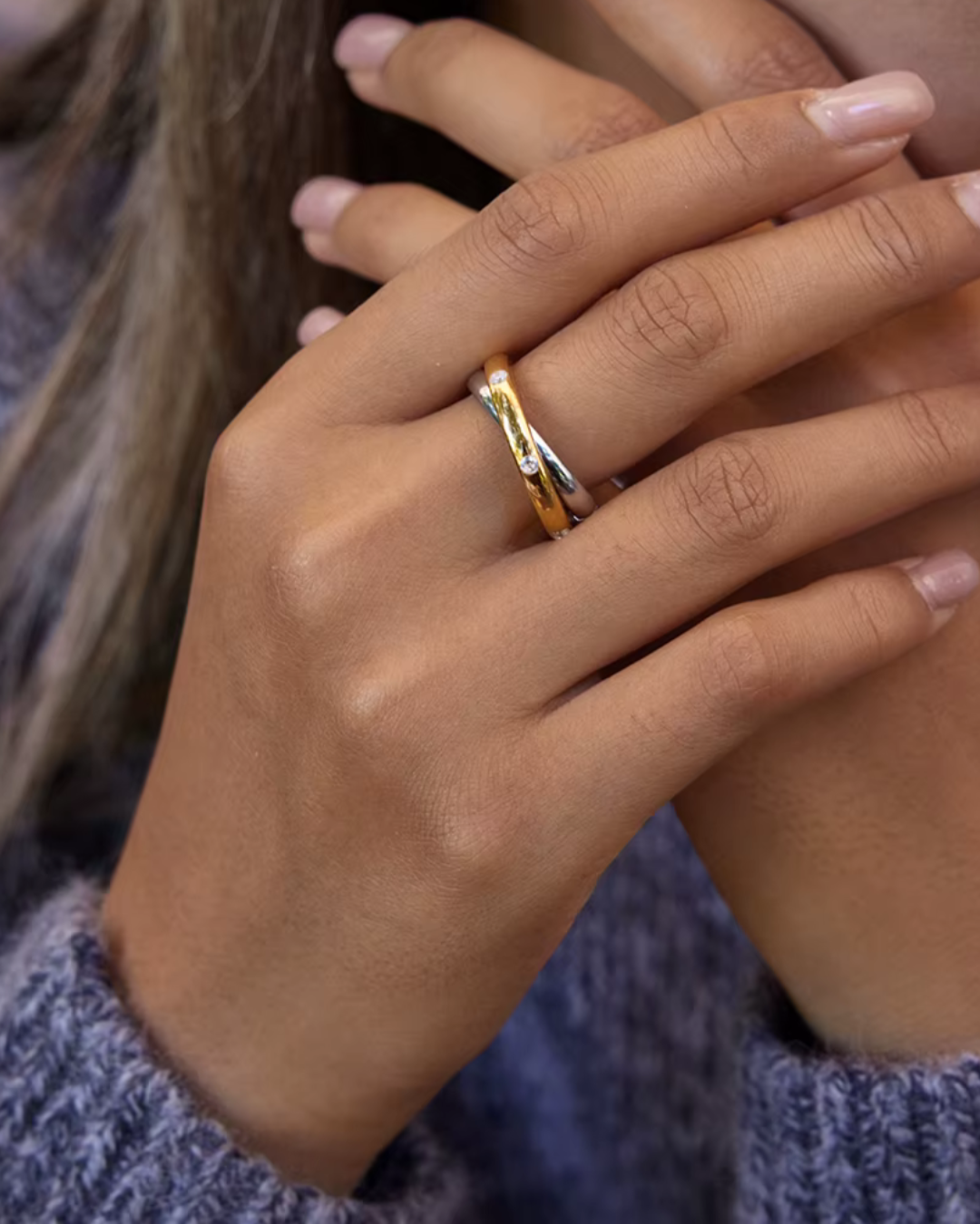 Doppia Scintilla Ring