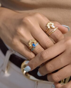Trio di Luce Rings