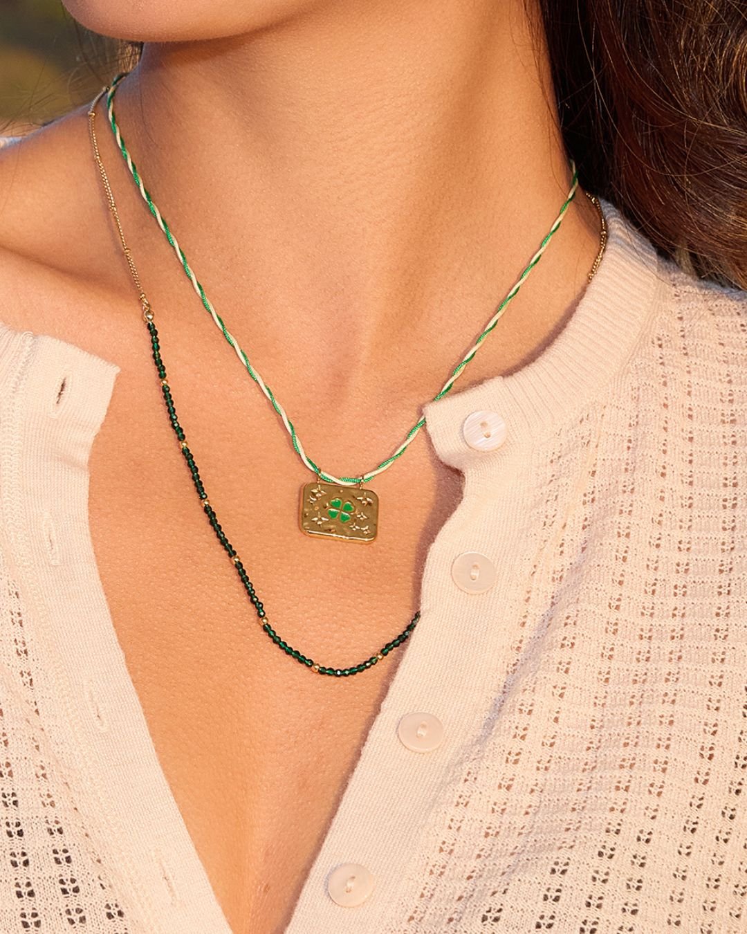 Quadrifoglio Verde Necklace