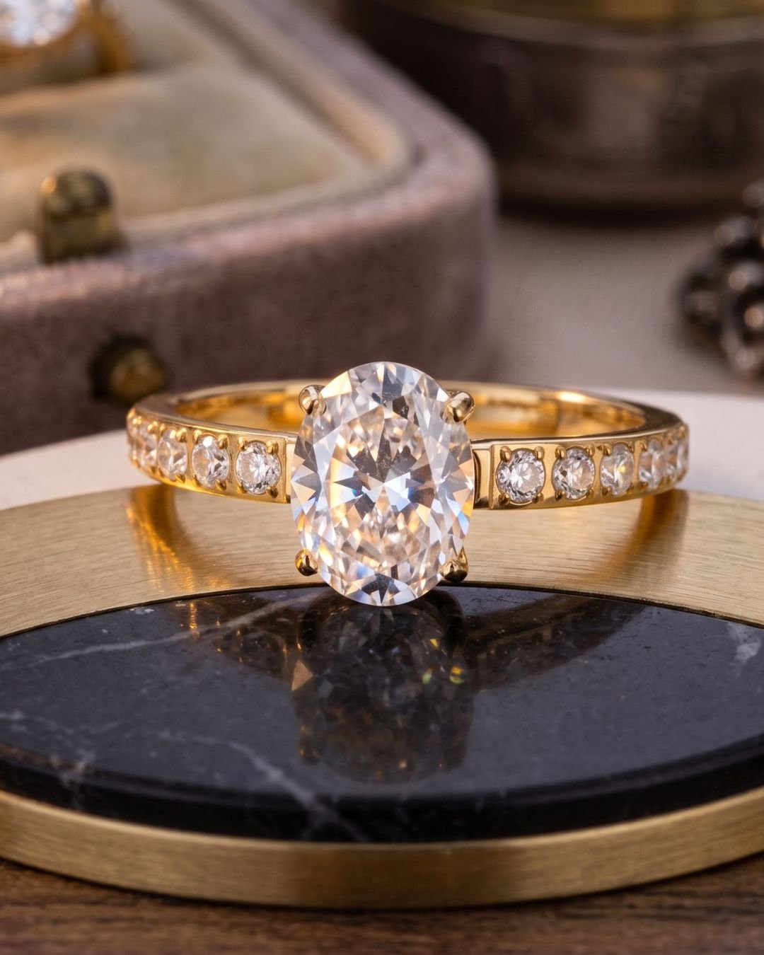 Cristallo Ovale Ring